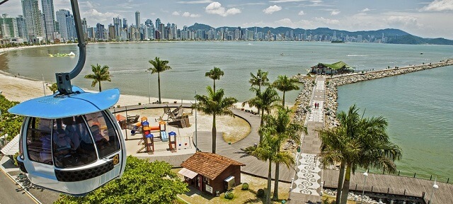 Barra Sul de Balneário Camboriú (Foto: Unipraias, divulgação)